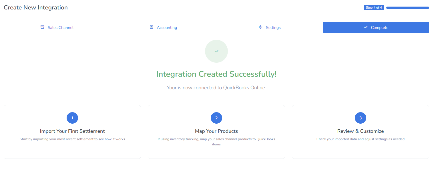 integration_successsful